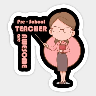 preschool teacher Sticker